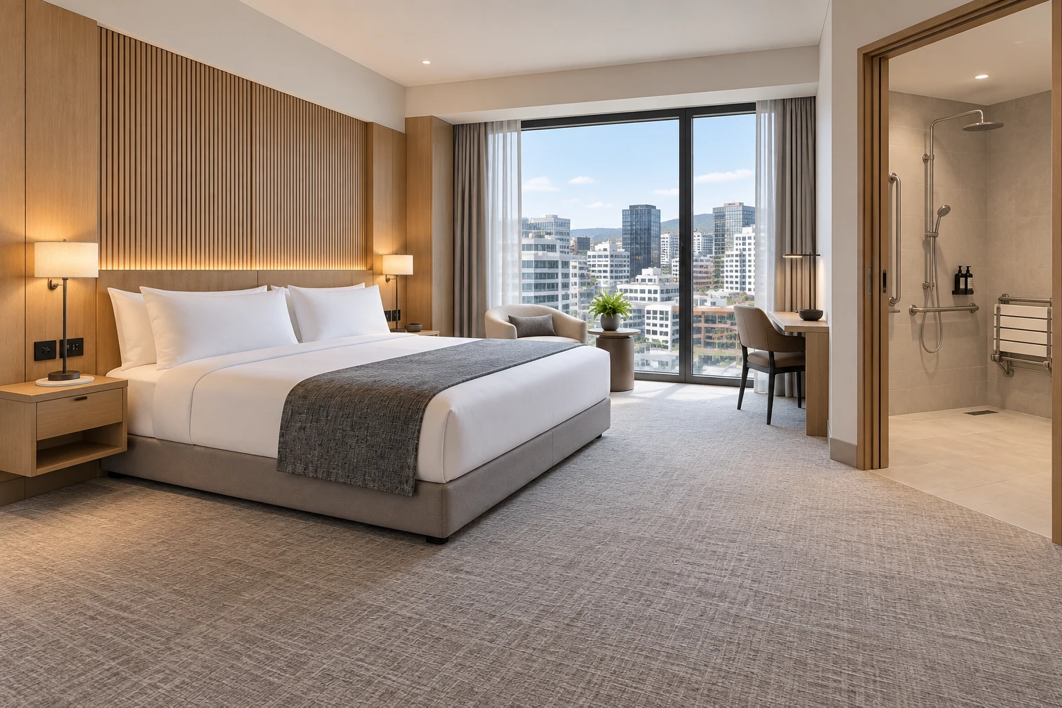 Accessible King, one king bed.
