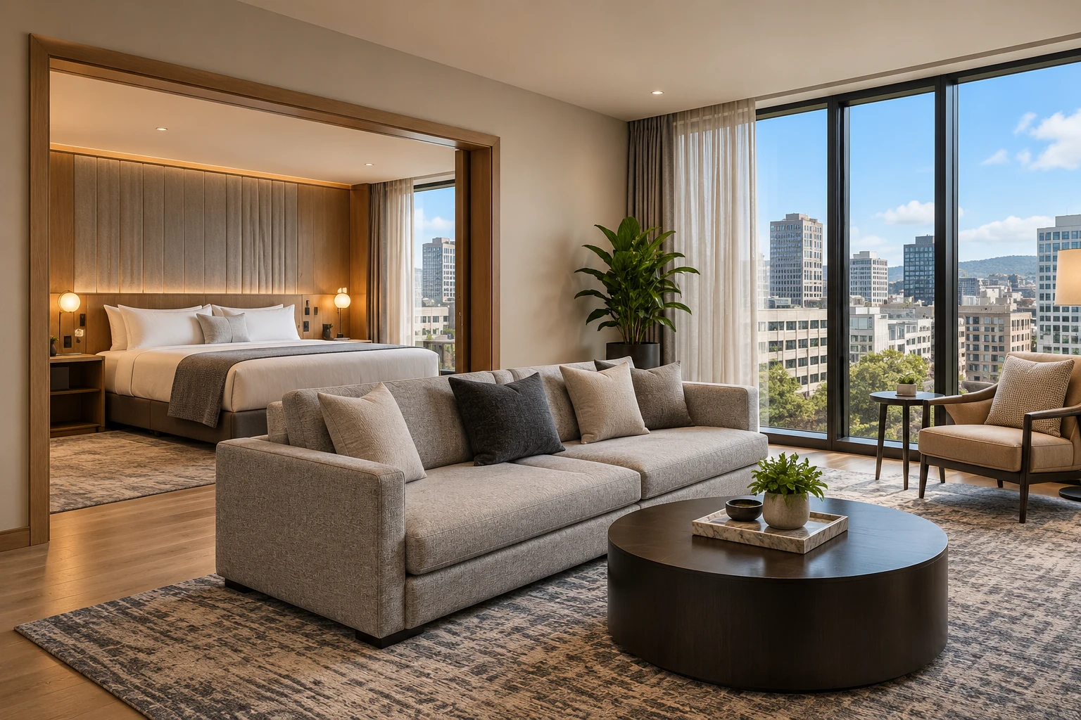 Executive Suite, one king bed.